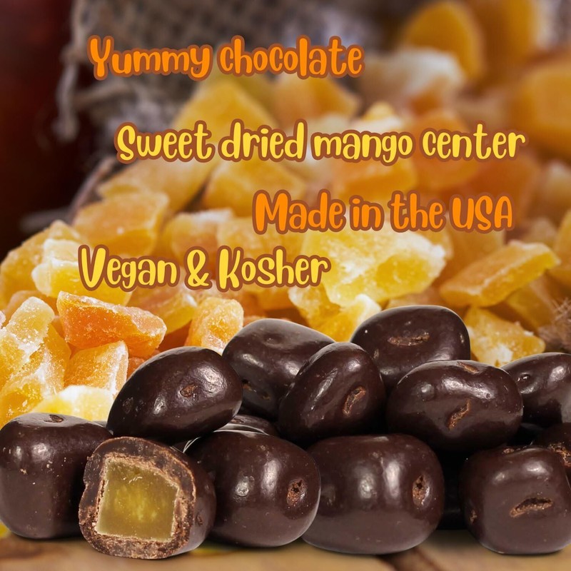 It'S Delish Dark Chocolate Covered Dried Mango by It's Delish,