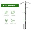 Bird Feeding Station Feeder Pole - Multi Hook 63 inches