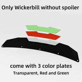 Rear Spoiler Wickerbill Overlap Narpes Style for 2011-2023 Chrysler 300 300C 300S Accessories (Only Wickerbill V2) with Rivnut Tool Included