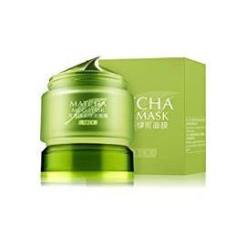 Organic MATCHA Green Tea Face Mask, Green Tea Matcha Facial Mud Mask, Improves Complexion, Anti-Aging, Detoxifying, Antioxidant, Moisturizer, Anti-Acn
