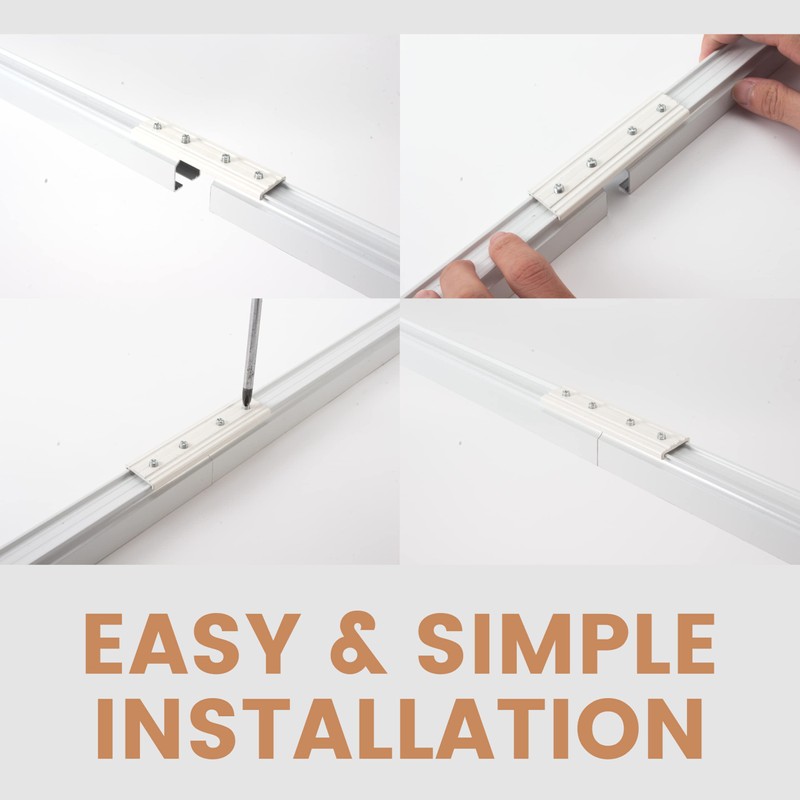 Jos & Haz MF016W-Curtain Track Accessories (Joiners)