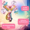DIWULI Butterfly Balloons 4 Years - Number Birthday