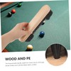 Abaodam 2Pcs Wooden Pool Table Cleaning Brush Set Durable Pe