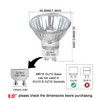 Lacnooe GU10 Halogen 35W Bulbs, 6 Pack GU10+C 120V 35W