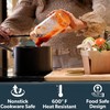 DI ORO Silicone Jar Spatulas for Scraping - Rubber Spatulas