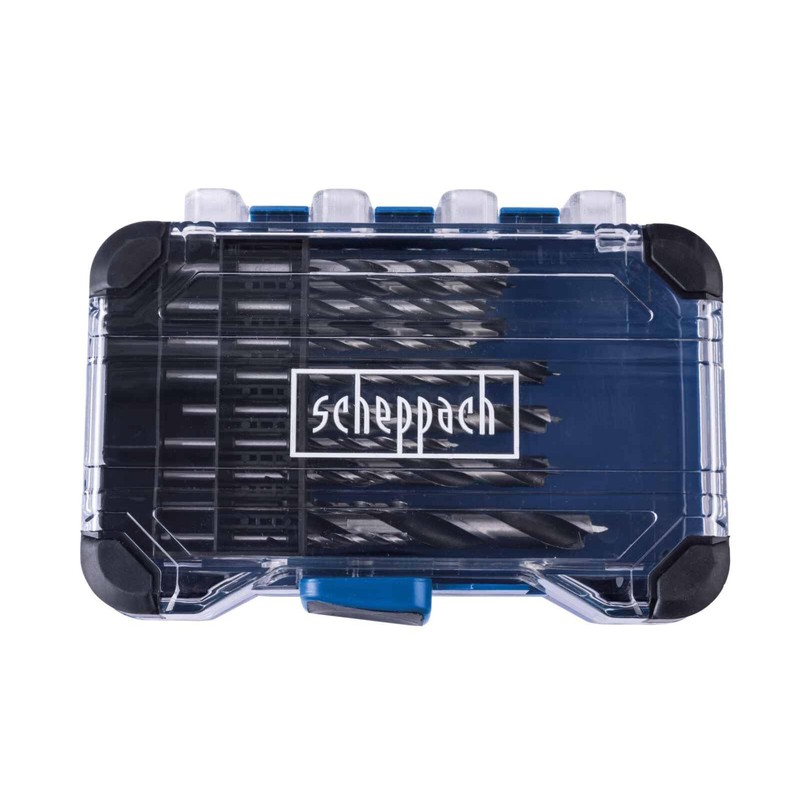Scheppach Wood Drill Bit Set 15 Pieces WBS15 for 20V