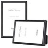 Autjvy 3.5x5 Picture Frame Matte Black Modern Simple Thin Aluminum