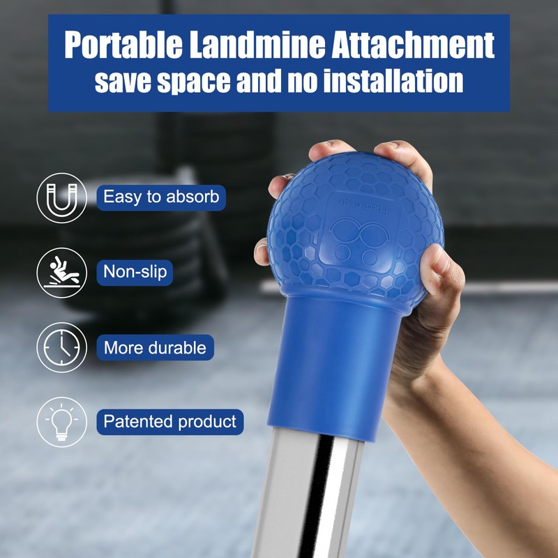HXD-ERGO Landmine Attachment for Barbell, Barbell Accessories, Landmine Base Grips