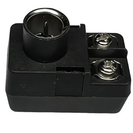 CESS F-Type Balun 300-75 ohm TV Connector Antenna Matching Transformer - F 300/75 ohm Plug (2 Pack)