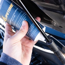 4LIFETIMELINES Multi-Purpose Silicone Grease 8 oz Tube, Brake Grease, All-Weather Lubricant for Auto, Home, Farm & Shop, Long-Lasting Versatility