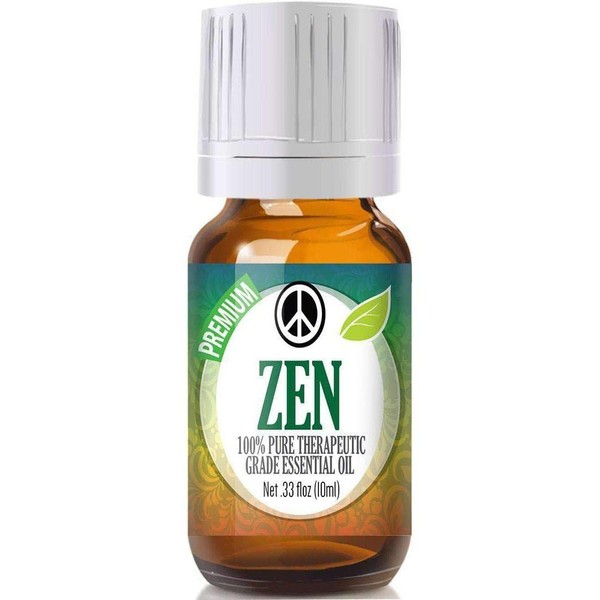 Healing Solutions Zen Blend Essential Oil - 100% Pure Therapeutic Grade Zen Blend Oil - 10ml