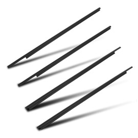 OCPTY 4PCS Car Outer Door Window Molding Trim Weatherstrip Window Seal Compatible with 2008-2020 For Toyota For Sequoia