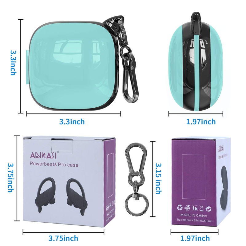ANKASI Cover Compatible with Powerbeats Pro Case,Full Protective Shockproof Anti-Slip