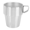 300ml Stackable Coffee Cups with Stand Stainless Steel Double Layer