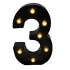 AUSAYE Black LED Marquee Number Lights Sign Light Up Marquee