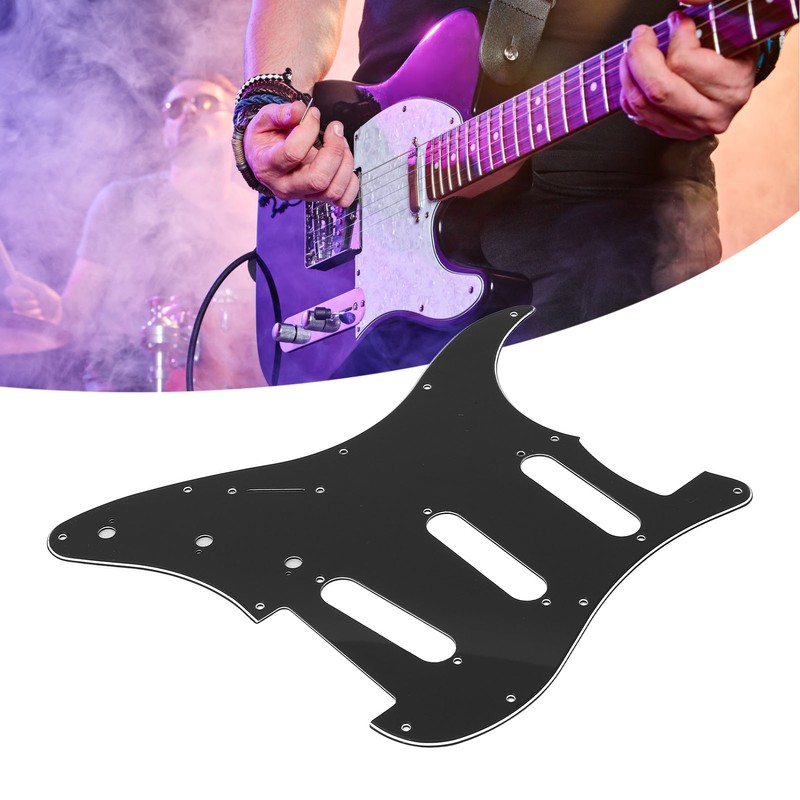 Guitar Pickguard Scratch Plate 11 Holes Left Handed Electric Guitar
