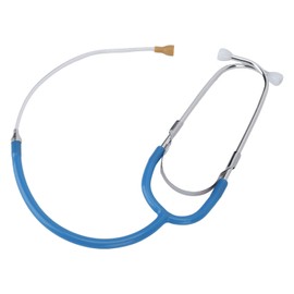 Brrnoo Hearing Aid Hearing Stethoscope, Binaural Metal Audiophone Stethoscope Hearing Aid Accessories (Light Blue)