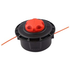 Hexu Replacement Trimmer Head for Toro Reel Easy 51975 51955 51954 51974 51976 51978 51988 Ryobi String Bump Head Rep 120950010 308923013, Balck red, 12*8.5cm