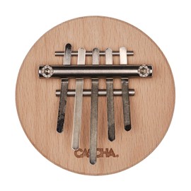 CASCHA Kalimba, Thumb Piano, Finger Piano with 5 Tongues, Pentatonic, Made in Germany, Beech