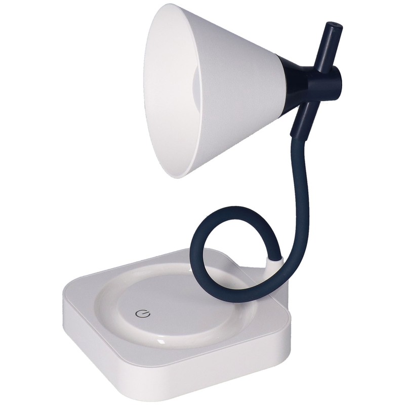 LED Table Light 3 Levels Dimming USB Charging Adjustable Gooseneck