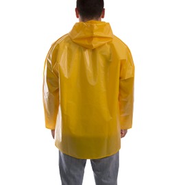 Tingley Iron Eagle J22107 Waterproof Hooded Jacket With Attached Hood, Extra-Large, Gold