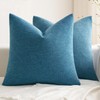 MIULEE Pack of 2 Decorative Farmhouse Linen Pillow Covers Rustic