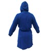 hermet Unisex Sponge Microterry bathrobe, blue, 14 Years UK