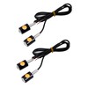 Partools Mini Turn Signal, Yellow, Set of 4, 12 V,