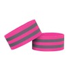 WS Accessories PACK OF 2 Reflective Hi-Vis Armbands (Pink)