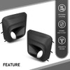 LQI Fog Light Cover Lamp Trim Set Left and Right