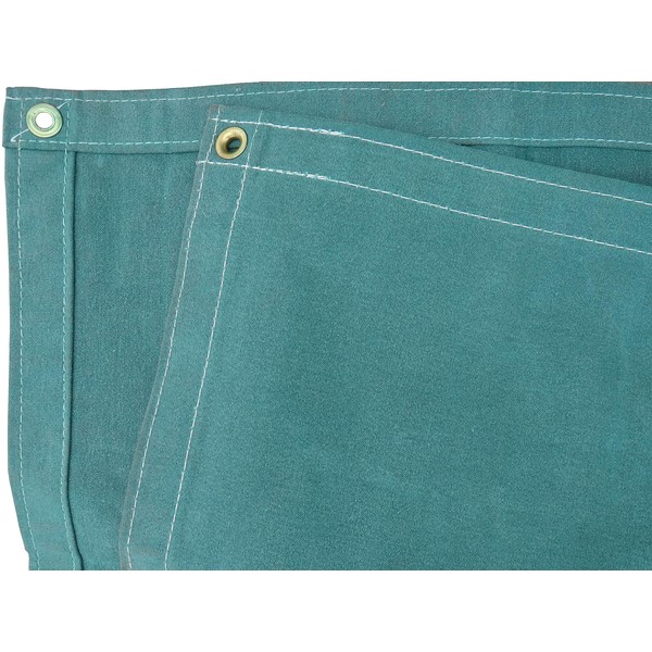 6 Ft. x 10 Ft. Green 10 Oz. Canvas Tarp