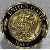 * US Navy Challenge Coin, Shellback US Navy Values Challenge