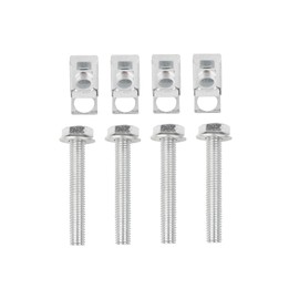 Dasbecan 03442 Set of 4 Exhaust Manifold Flange Bolts U Nuts Hardware Kit Compatible with Dodge Durango Dakota, Ram 1500 2500, Jeep Wrangler Grand Cherokee 2004-2024 Replaces# 6036734AA 55366000AA