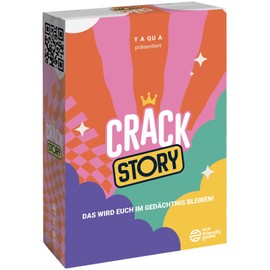 CRACK STORY A fun game for any occasion, whether with friends, family or at a spontaneous round, card game, 2-8 players, board games from 10 years, 30+ minutes, German language