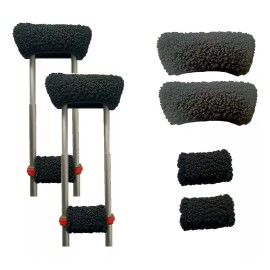 Uu-zhang Muletas Universales Para Axilas, Mango De Algodón P