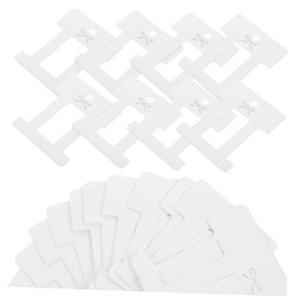 HAKIDZEL 100pcs Hairpin Display Jam Claw Clip Organizer for Hair Clips, Bows, Barrettes, and Pins - White Korean Version