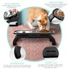 ORIA Elevated Dog Bowls, Raised Dog Bowls with 2 Stainless