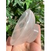 GAF TREASURES 4" Stand Circle Selenite Bowl, Gemstone Carved Selenite