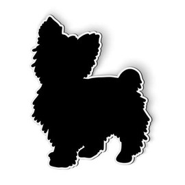 Yorkie - Magnet - Car Fridge Locker - 5"