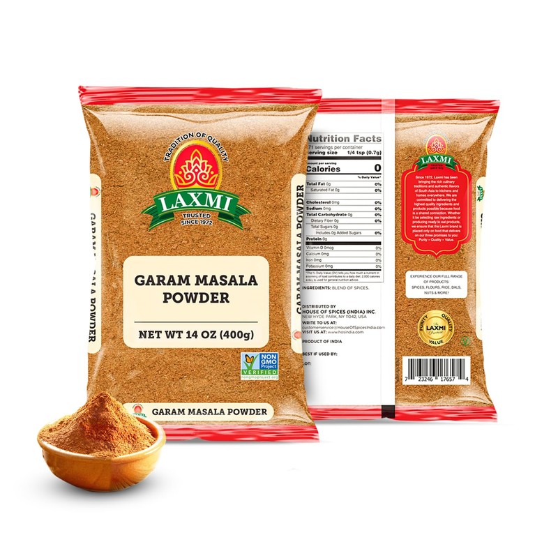 Laxmi Garam Masala 14 Oz (400gm) | A spicy and