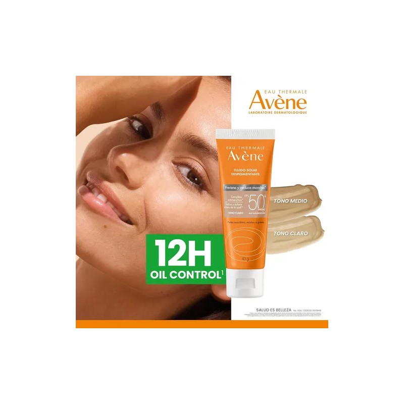 Avne Protector Solar Facial Fluido Mat Perfect Aclarante FPS 70
