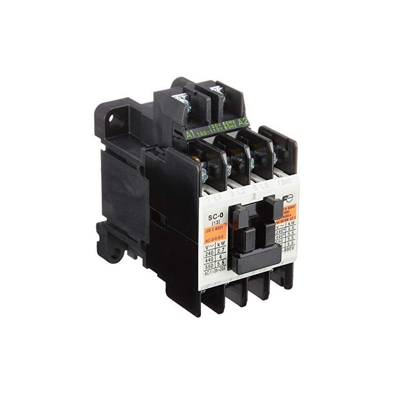 Fuji Electric Equipment Control Standard Electromagnetic Contactor (No Case Cover)