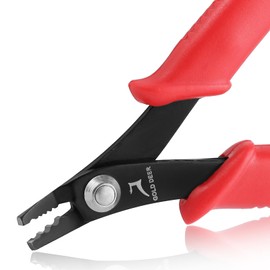 GOLD DEER Crimping Pliers for Kashime, Crimping Tool, Handicraft, Kashime Tool, Crimp Pliers, Crushing Bead Pliers, Crimping, Pliers, Crimping Pliers, Crimping Tool, Curved Tip, Kashime Ball, Crushed