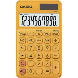 Casio SL-310UC-BU Calculator, 10 Digits, Blue