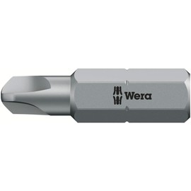 WERA TORI-WING 066758 Screwdriver Bit for Tri-Wing Screws, Insertion 0.25 inches (6.35 mm), Blade Size TW0, Total Length: 1.0 inches (25 mm)