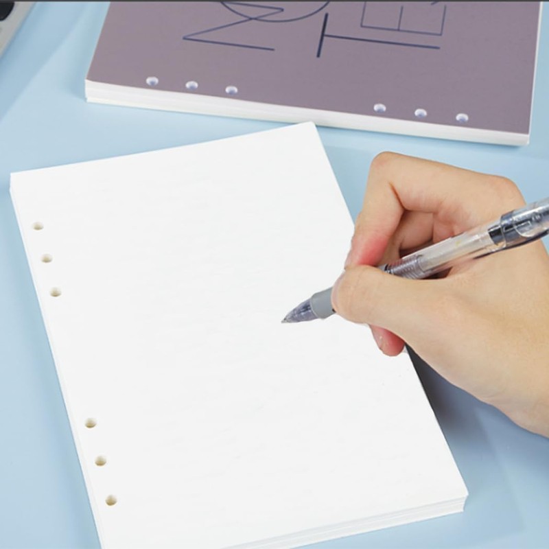 180 Sheets A6 Refill Paper Lined, BetterJonny Refillable Refill Paper