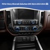RT-TCZ for Silverado Radio AC Control Knobs Cover Trim Rings