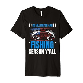 Alligator Gar Fishing Spot Rod and Reel Combo Alligator Gar Premium T-Shirt
