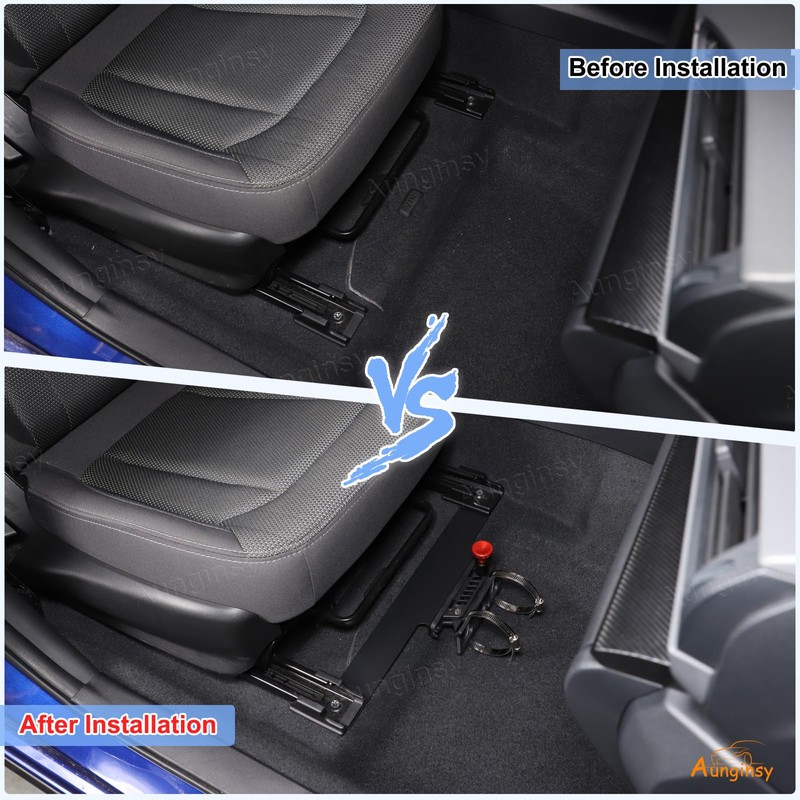 Car Co-Pilot Under Seat Quick Release Roll Bar Fire Extinguisher