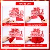 8Pcs Ruby Wedding Anniversary Table Decorations, Honeycomb Centerpieces Table Toppers